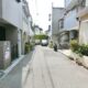 前面道路東側から