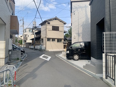 前面道路