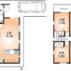 建物プラン例(Ｂ号地)4LDK、土地価格3787万5000円、土地面積100.19m2、建物価格2005万円、建物面積100.44m2(間取)