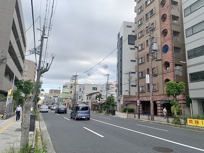 前面道路