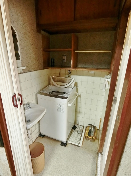 洗面＆洗濯機置き場