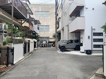 前面道路
