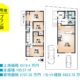 建物プラン例(D号地)4LDK、土地価格4316万4000円、土地面積129.74m2、建物価格2107万3800円、建物面積105.57m2(間取) 建物プラン例(D号地)4LDK、土地価格4316万4000円、土地面積129.74m2、建物価格2107万3800円、建物面積105.57m2(間取)