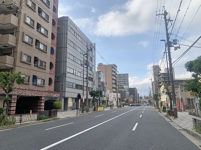前面道路