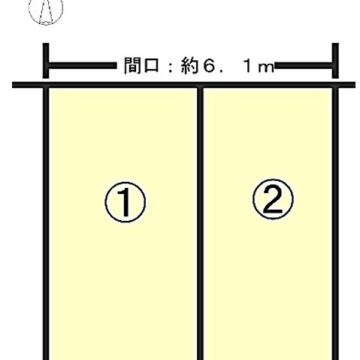 ①+②土地面積71.72m2  ①+②土地面積71.72m2
