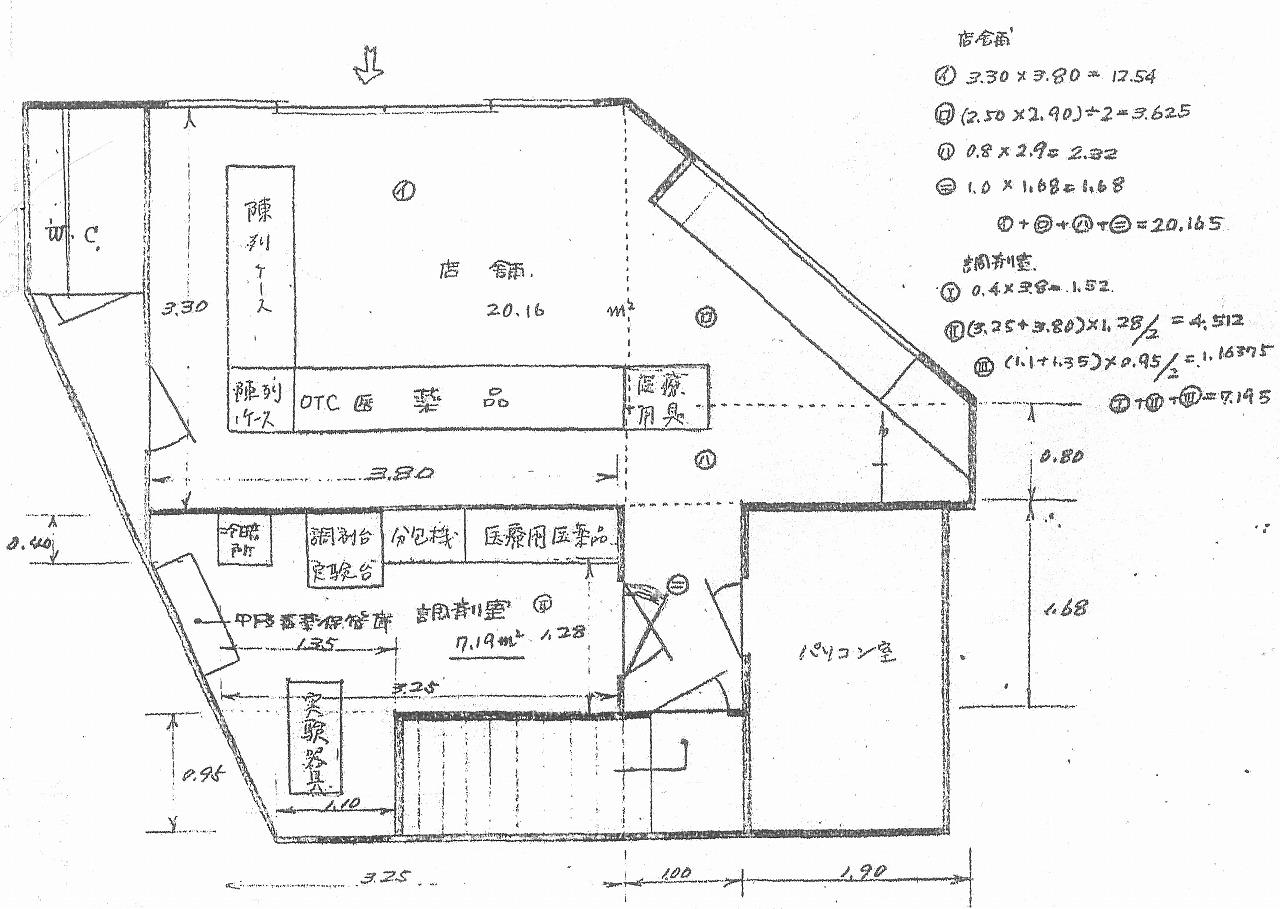 店舗間取詳細(間取)