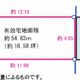 土地区画図　土地価格2,180万円73.15㎡