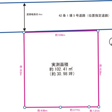土地区画図 土地区画図