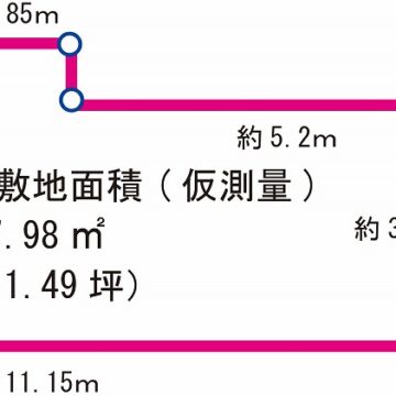 土地区画図面