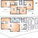 2階建参考プラン（価格2,080万円・1階60.21㎡・2階53.46㎡：延113.67㎡）