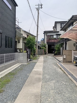 前面道路西側から撮影 前面道路西側から撮影