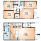(1号棟)4LDK、土地面積108.88m2、建物面積89.53m2(間取)