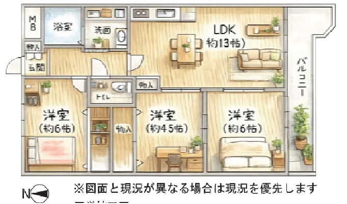 (間取)